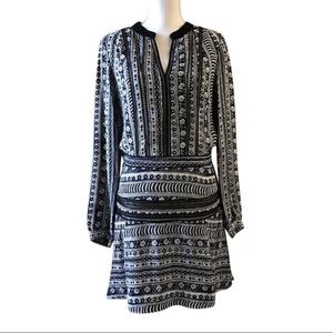 Veronica Beard Navy blue and cream dress, short, 0